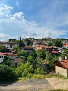 小镇风光俯瞰图