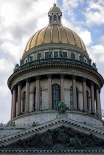 圣以撒大教堂圆顶景观