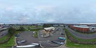 工业区全景俯瞰图