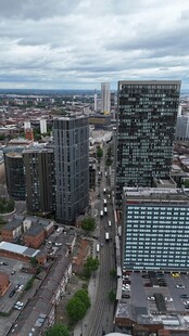 城市高楼俯瞰景观