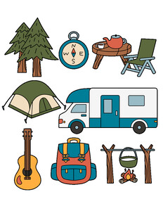 露营装备集合