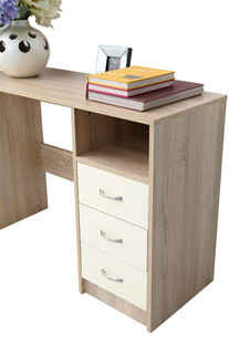 简约木质书桌带抽屉