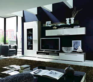 现代简约风客厅家居展示