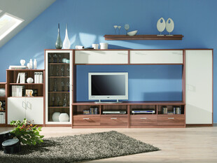 现代简约风客厅电视柜组合