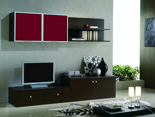 现代简约风格的客厅储物柜