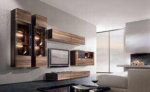 现代简约风客厅家居展示