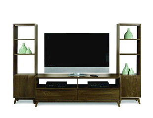 现代风格木质电视柜组合