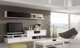 现代简约风客厅家居展示