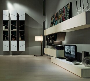 现代简约风客厅家居展示