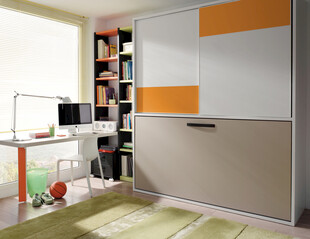 现代简约风儿童书房一角