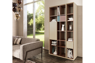 现代简约风格客厅置物架