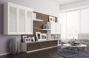 现代简约风格客厅储物柜