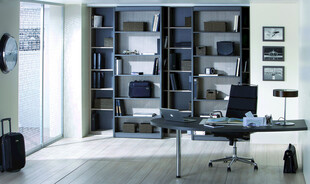 现代简约风格办公储物空间