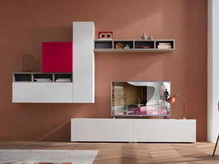 现代简约风格客厅储物柜