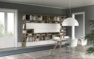 现代简约风书房一角