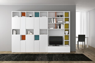 现代简约风格客厅收纳柜