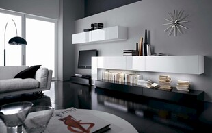 现代简约风客厅室内场景