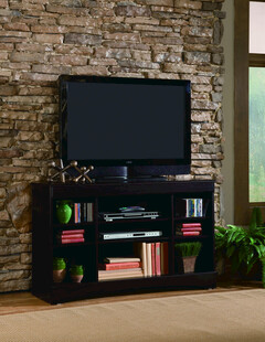 现代风格电视柜搭配石墙