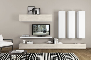 现代简约风客厅电视柜组合