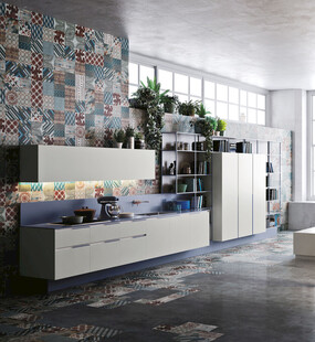 现代简约风客厅收纳柜展示