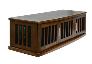 复古木质长形电视柜