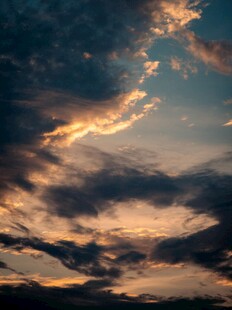 绚丽晚霞天空美景