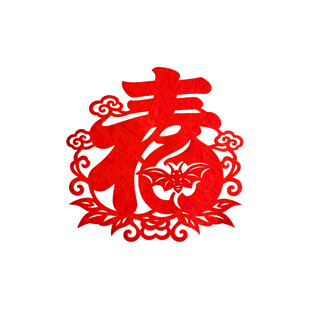 春字剪纸图案