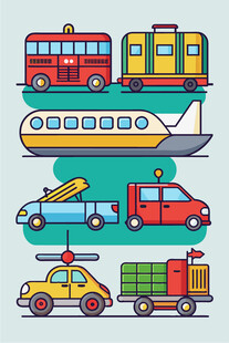 多样交通工具集合