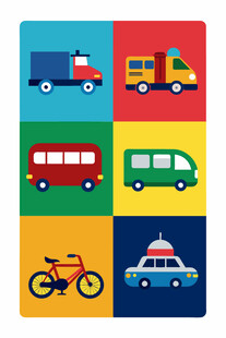 多彩交通工具集合