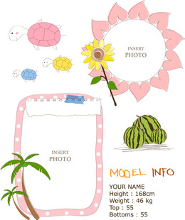 可爱卡通装饰素材集合