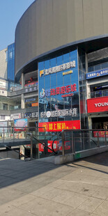 城市中现代风格建筑外观