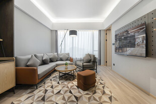 现代简约风客厅室内场景