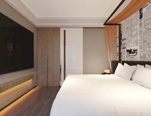 现代简约风格卧室空间