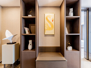 现代简约风室内置物空间