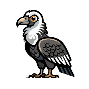 卡通秃鹰形象