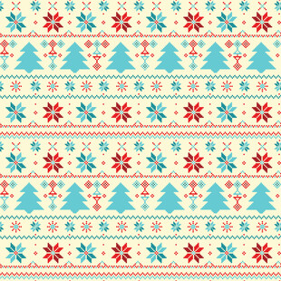 圣诞主题几何图案纹理