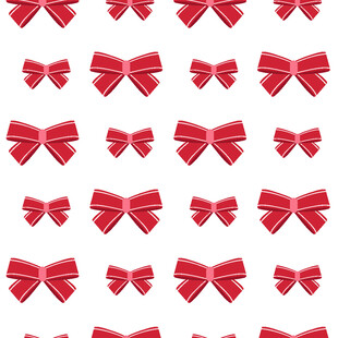 红色蝴蝶结图案背景素材