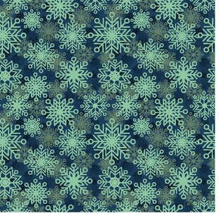 蓝绿交织雪花图案纹理