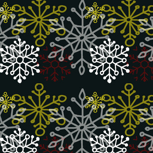 雪花图案背景纹理设计
