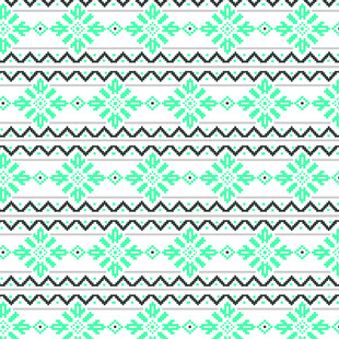 清新绿白几何图案纹理