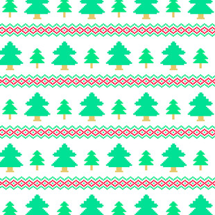 圣诞主题绿色树木图案背景