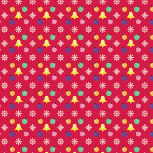 红色多彩几何图案背景