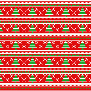 圣诞主题红色条纹图案