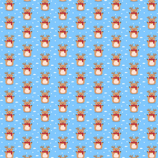 蓝色背景圣诞图案纹理