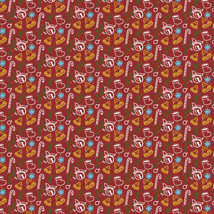 复古风多彩图案纹理背景