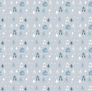 浅蓝色冬季元素图案背景