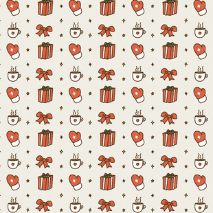 节日礼物图案背景图
