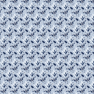 蓝白花卉纹理图案背景