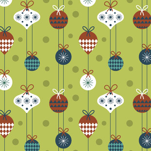 圣诞装饰图案背景图