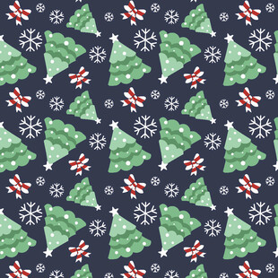 圣诞风几何图案背景